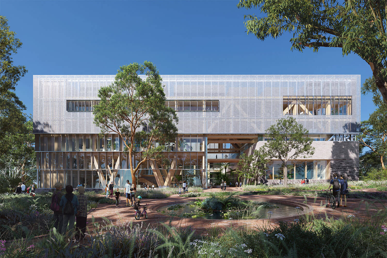 Day time render of the Second Building in Bradfield